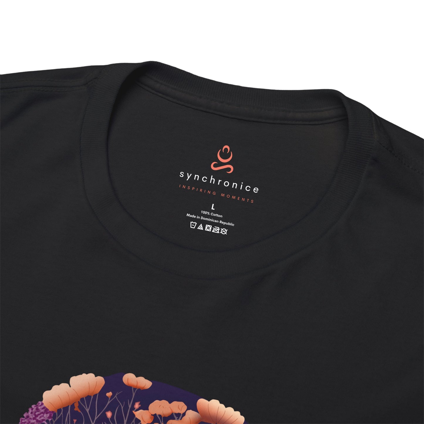 Nature Conscious Woman Color T-Shirts - Earth Harmony Woman with Blooming Flowers - Whimsical Floral Beauty - Mother Nature Digital Art - Eco Soul