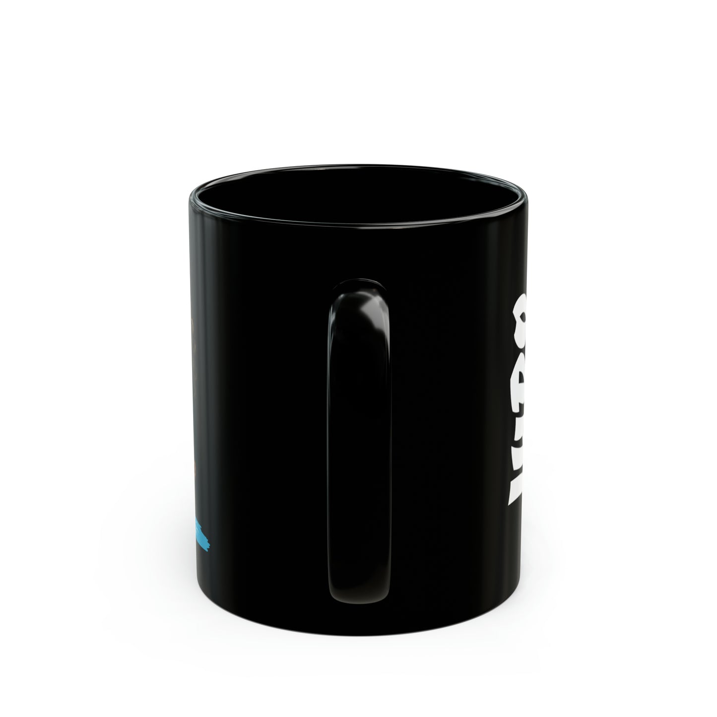 Black Mug - Orange Belt JUDO Cute Little Cartoon Girl - Ideal Gift for Martial Arts Lovers - For Coffee - Tea - Hot Chocolate - Milk